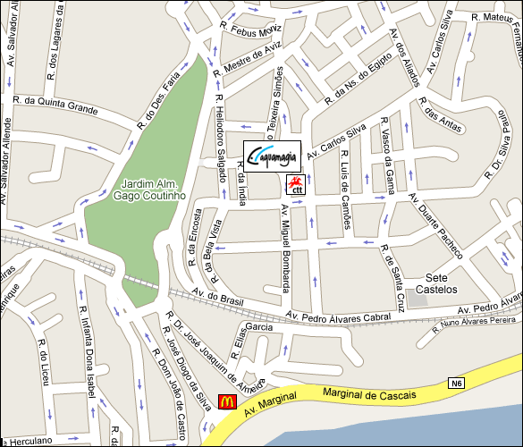 Mapa de localização
